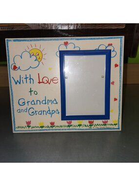 With Love To Grandma & Grandpa Picture Frame 1991 By The Studio Resource